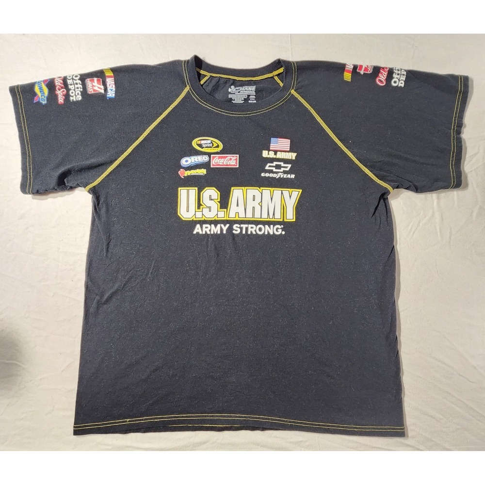 VINTAGE RYAN NEWMAN NASCAR US ARMY STRONG‎ TSHIRT